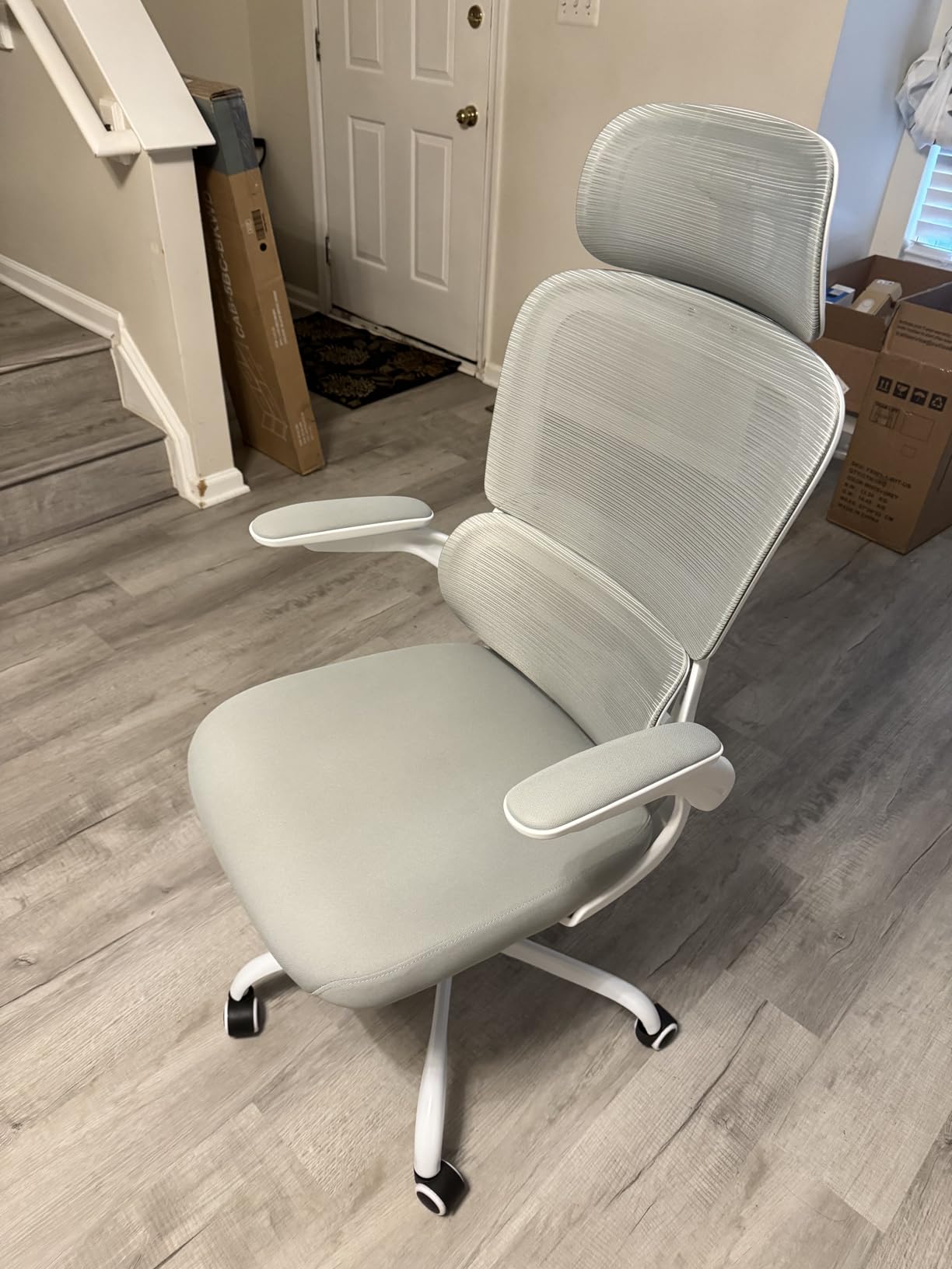 TRALT Office Chair Ergonomic Desk Chair, 330 LBS Home Mesh Office Desk Chairs with Wheels, Comfortable Gaming Chair, High Back Office Chair for Long Hours (Black) customer photo 1