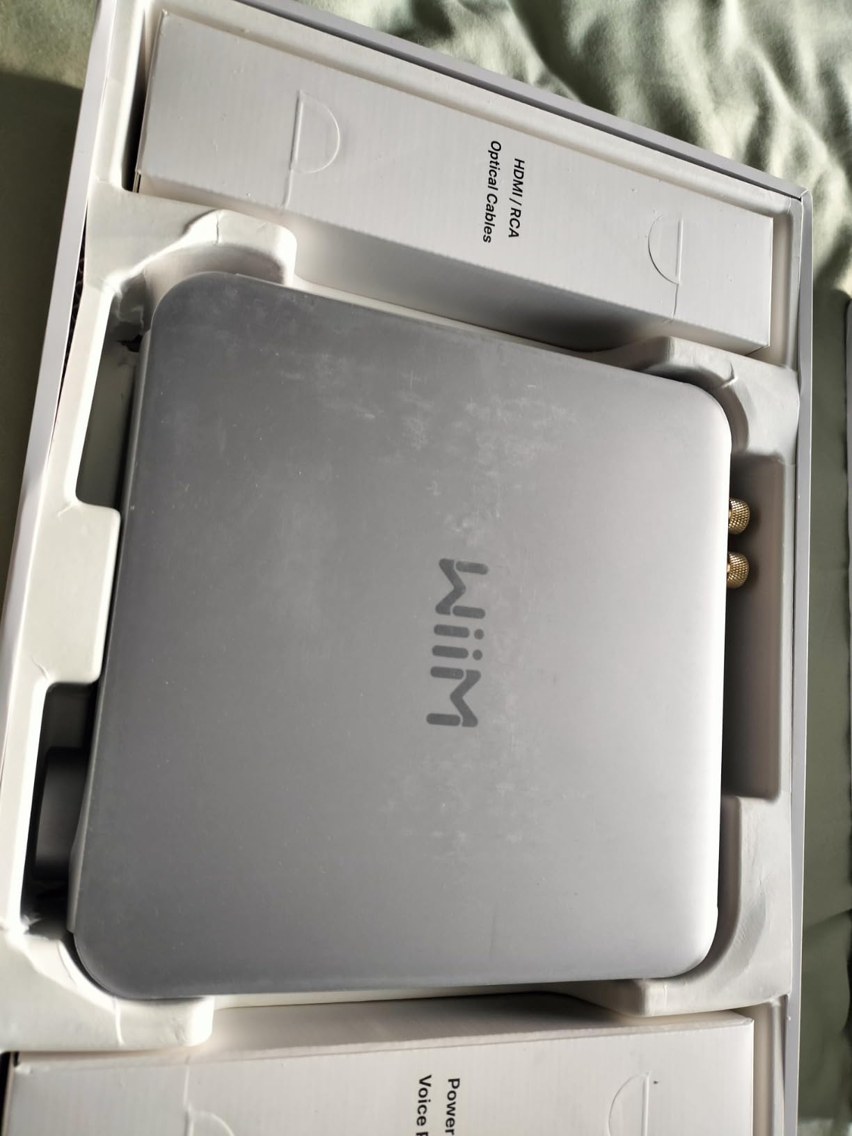 WiiM Amp: Multiroom Streaming Amplifier | Compatible with AirPlay, Google Cast, Alexa | HDMI, Voice Control customer photo 1