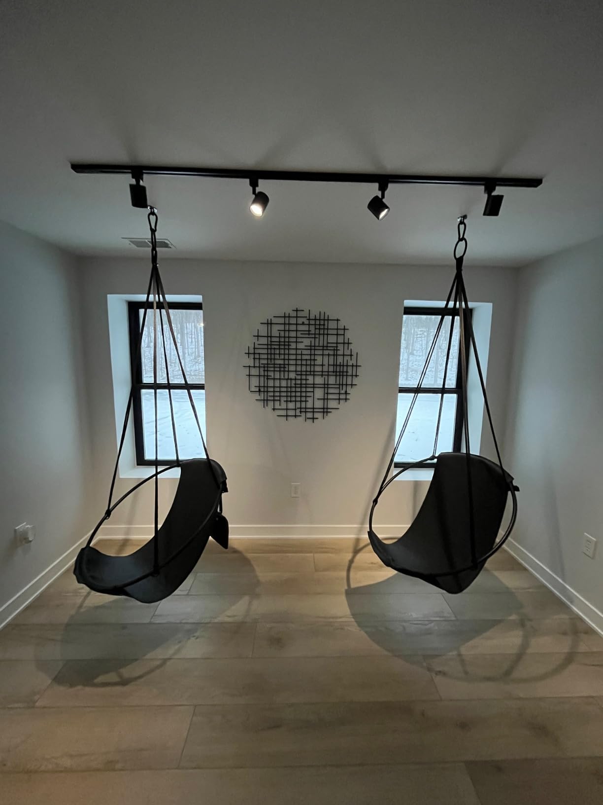 VANoopee 5-Color 6-Light LED Track Lighting Kit with 6.6FT H Type Track Lighting Rail, LED Track Light Heads Dimmable Modern Kitchen Track Lighting Fixtures Ceiling Spotlight, CRI90+ 10W 800lm Black customer photo 2