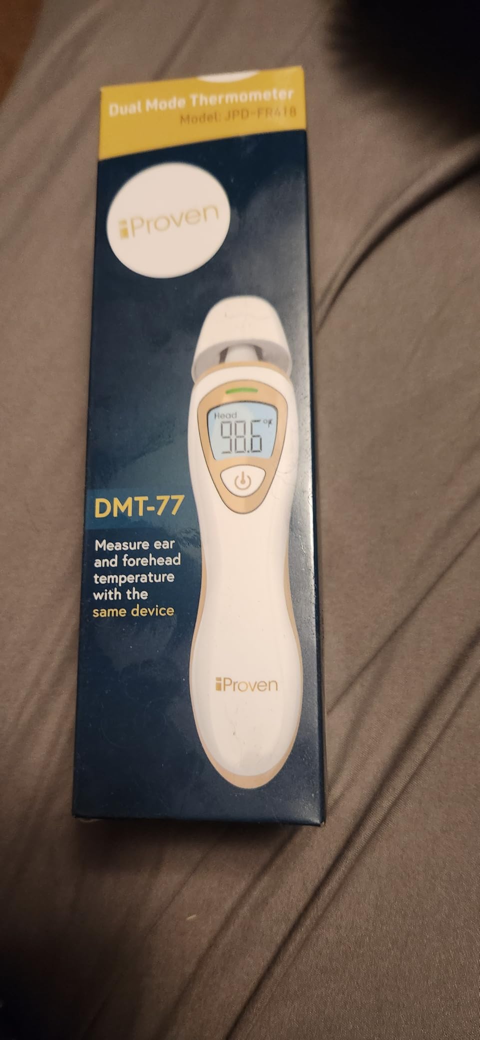 iProvèn Pro Series | Ear Thermometer with Non-Touch Forehead Function | Superior Accuracy for Adults, Kids, Babies | Premium Digital Thermometer for Adults and All Ages customer photo 1