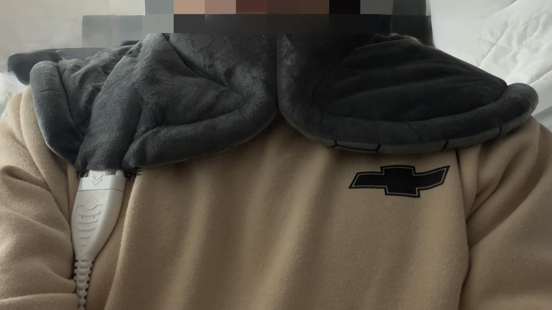 Graphene-Infused Heating Pad 3X Deeper Pain Relief, Weighted Instant Heating Pads for Neck and Shoulders, Heated Wrap w/ 6 Heat Options 4 Auto-Off Timer, Gifts for Mom Women Christmas Birthday customer photo 2