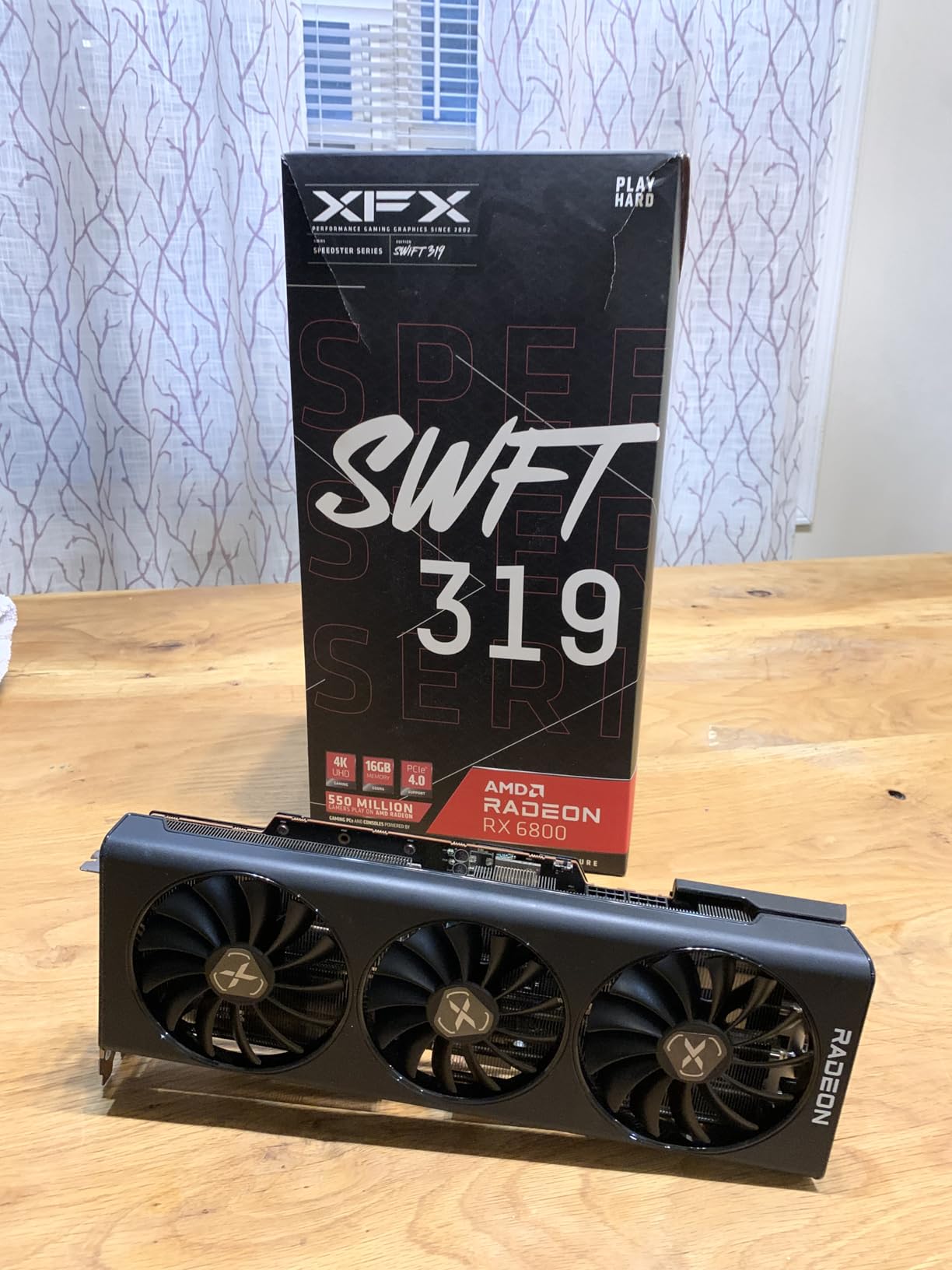 XFX Speedster MERC319 RX 7800 XT Black Gaming Graphics Card 16GB GDDR6 HDMI 3xDP, AMD RDNA 3 RX-78TMERCB9 customer photo 2