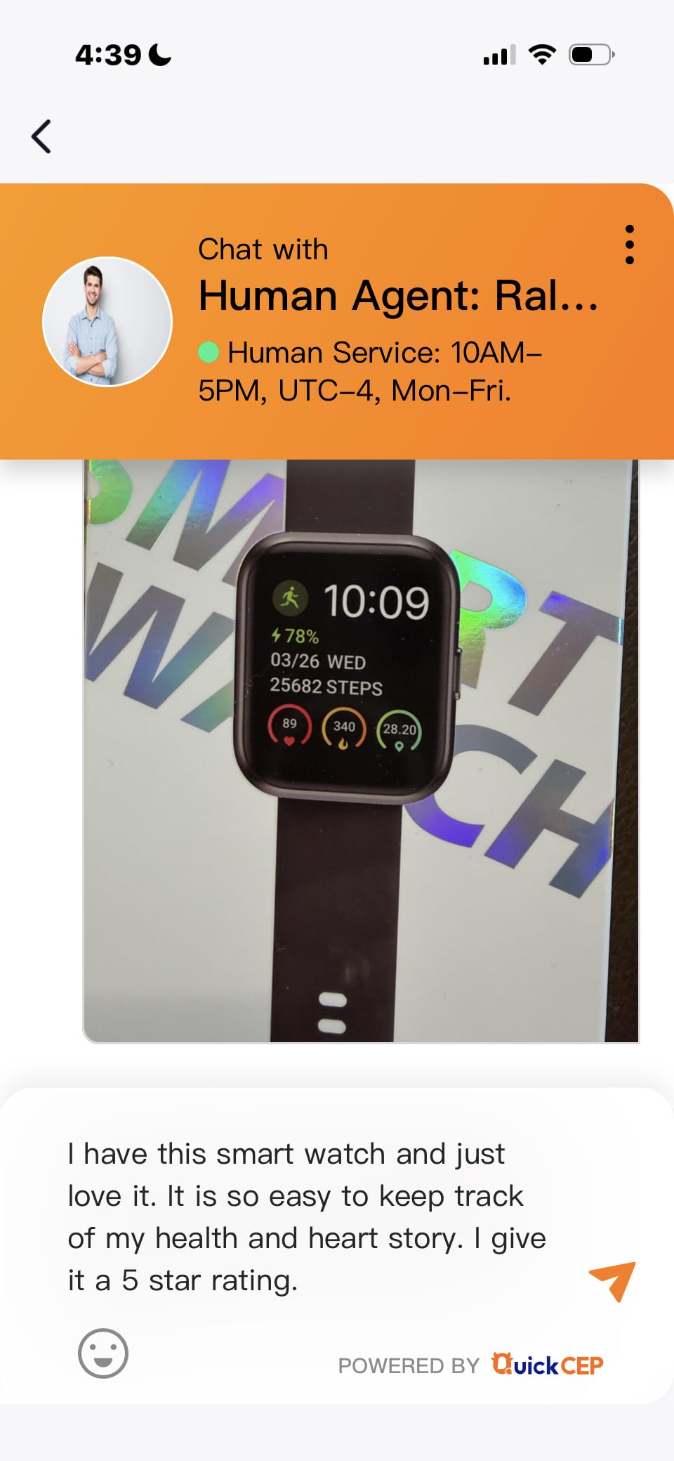 Smartwatch for Women, Compatible with Android & iPhone, 1.8'' Fitness Tracker Watch with Alexa, Call & Notification Alerts, Heart Rate & Sleep Monitor, 120 Sports Modes, Waterproof Watch for Women customer photo 1