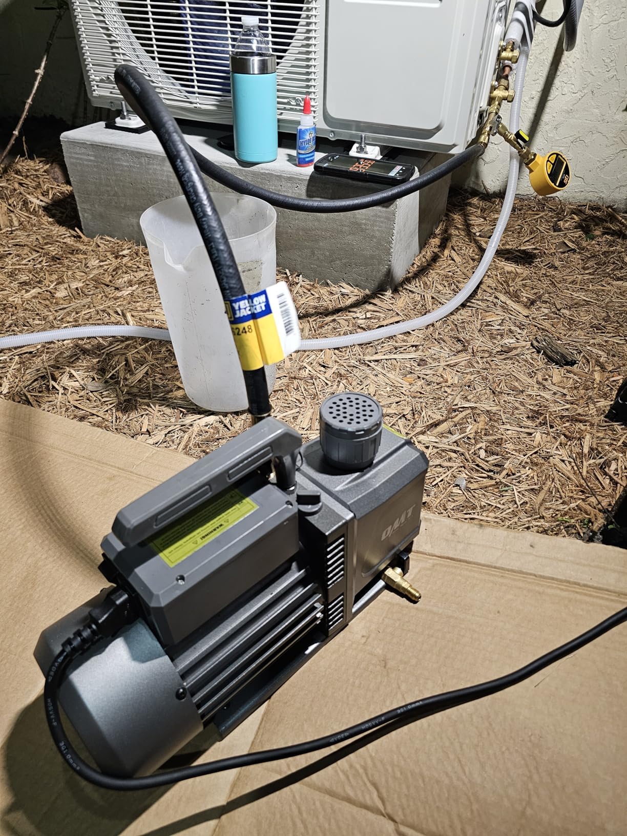 Orion Motor Tech 2 Stage Vacuum Pump, 9 CFM HVAC Rotary Vane Vacuum Pump customer photo 2