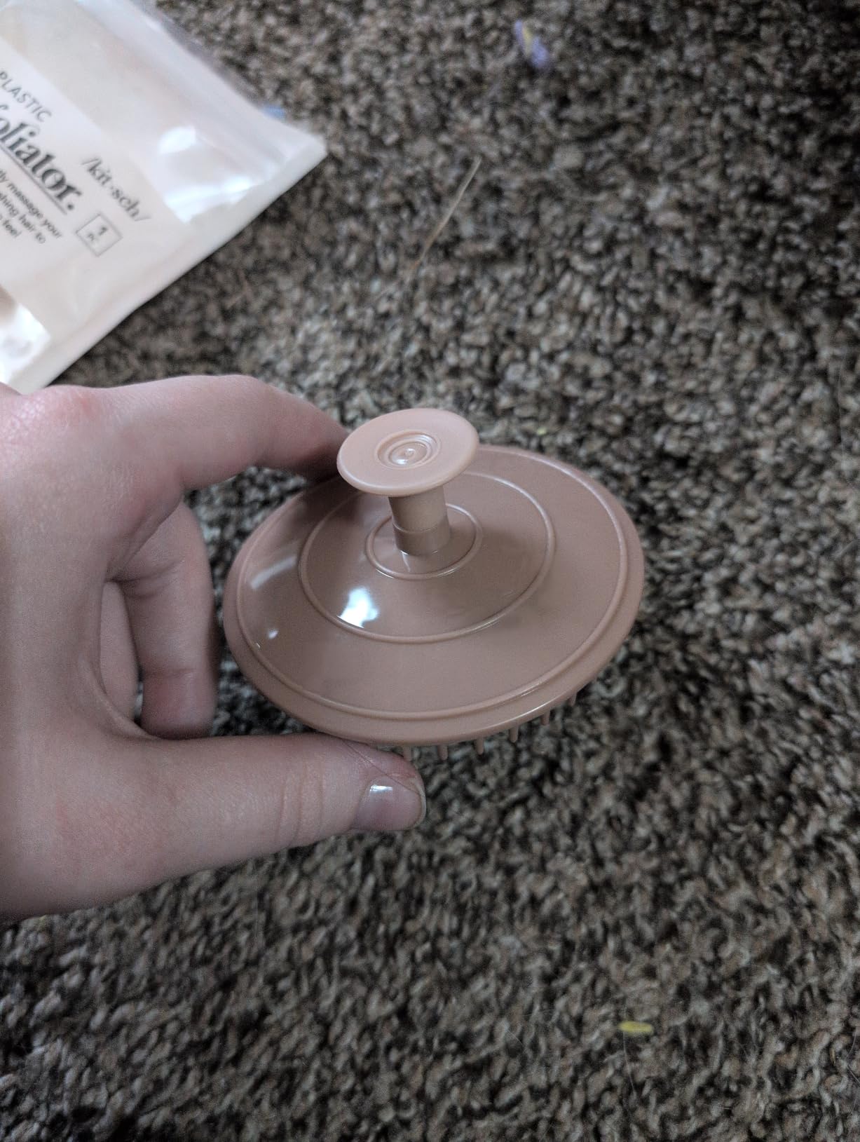 Kitsch Scalp Massager for Hair Care - Scalp Scrubber, Shampoo Brush & Exfoliator for Scalps, Relaxing Bath customer photo 2