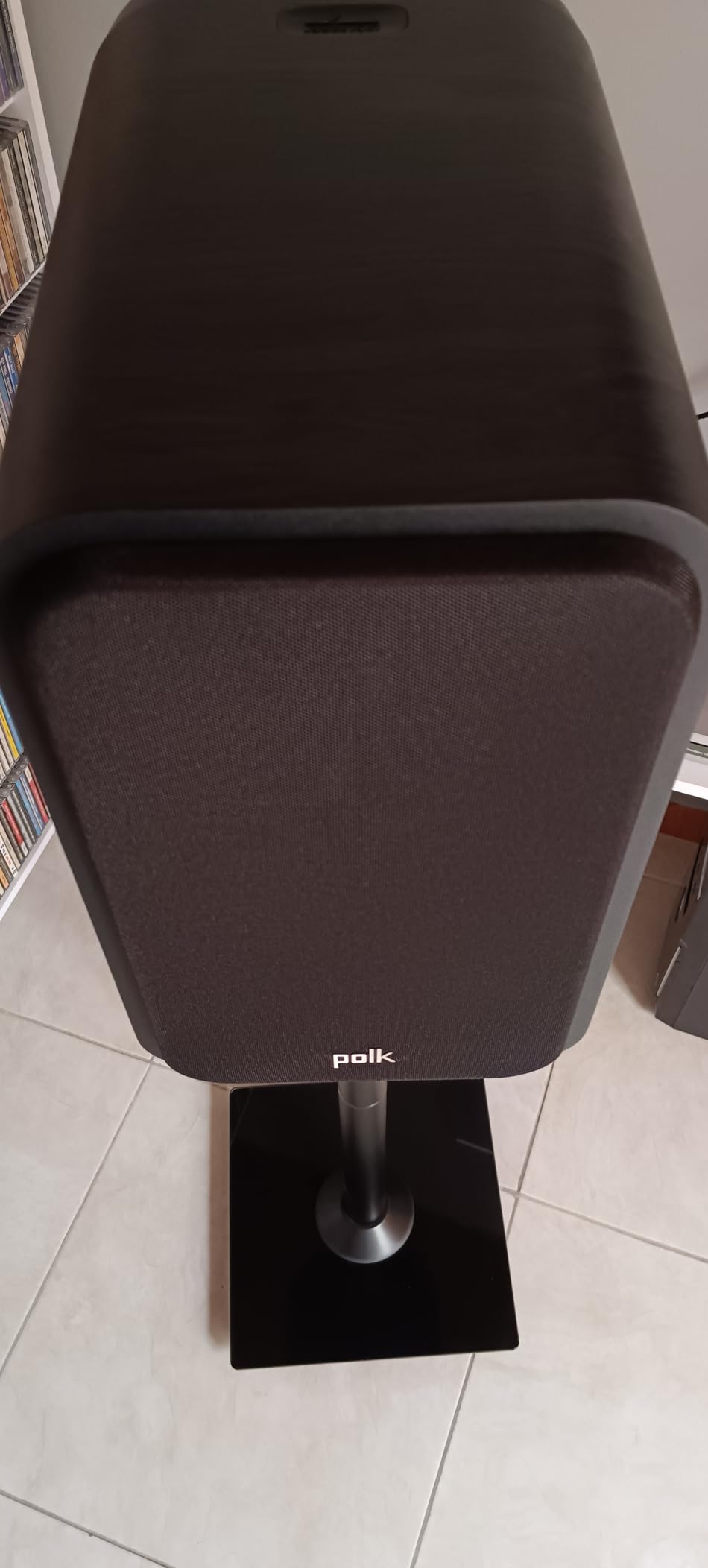 ELIVED Universal Speaker Stand Pair, 31 Inch Height Bookshelf Speaker Stands for Satellite Speaker Large Speaker Up to 22 lbs, Surround Sound Speaker Stand with Cable Management, Black, YD5022 customer photo 1