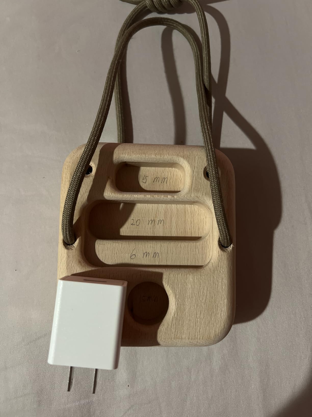 Portable Hangboard for Rock Climbing Holds, Fingerboard Trainer for Hand Grip Strengthener, Pinch Block Grip, Home Gym Fitness Workout Equipment - Hard Wood customer photo 1