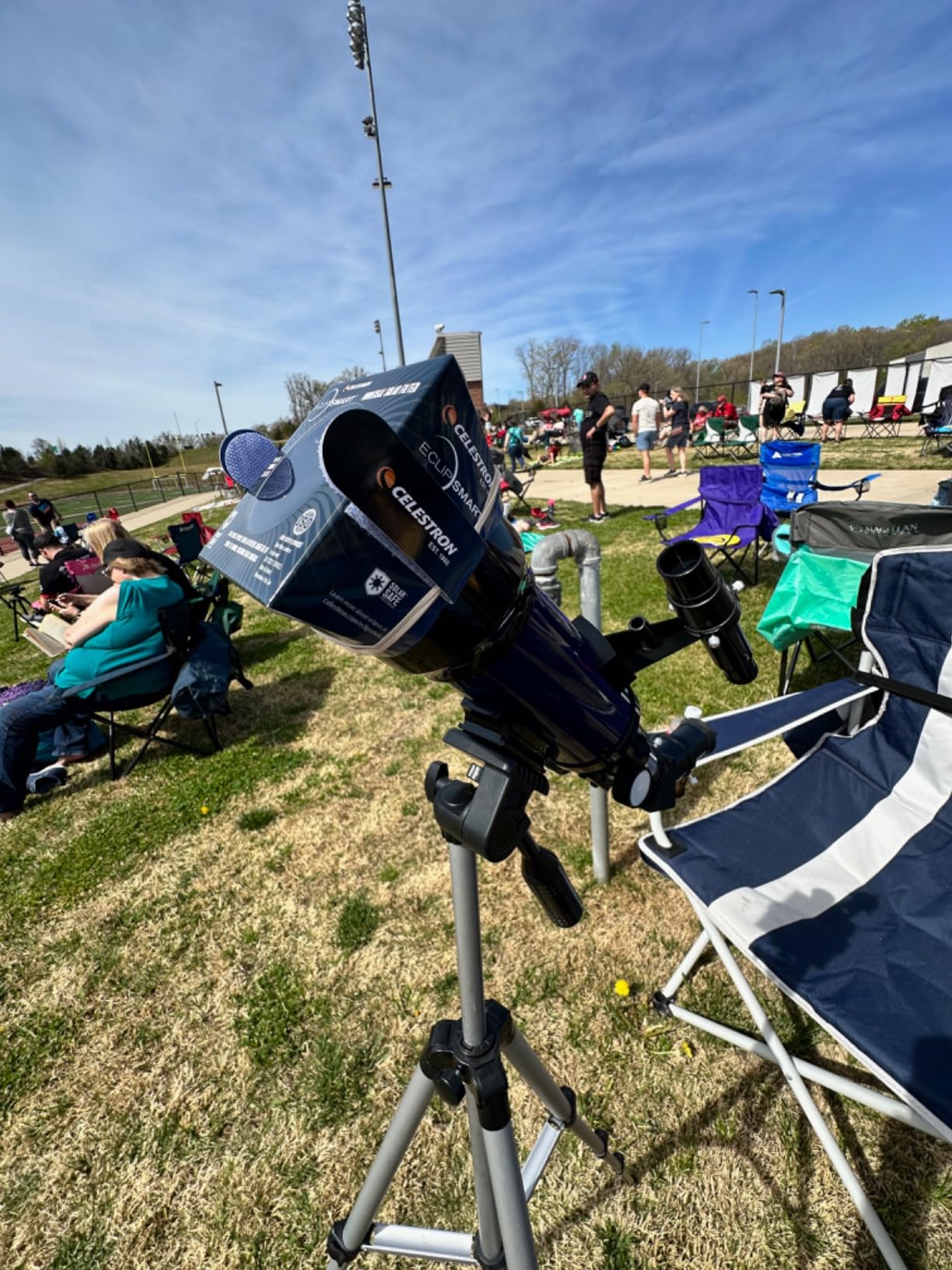 Celestron EclipSmart Safe Solar Eclipse Telescope and Camera Filter - Meets ISO 12312-2:2015(E) Standards - Works with Your Telescope, Spotting Scope, or DSLR Camera - Observe + Photograph Eclipses customer photo 2