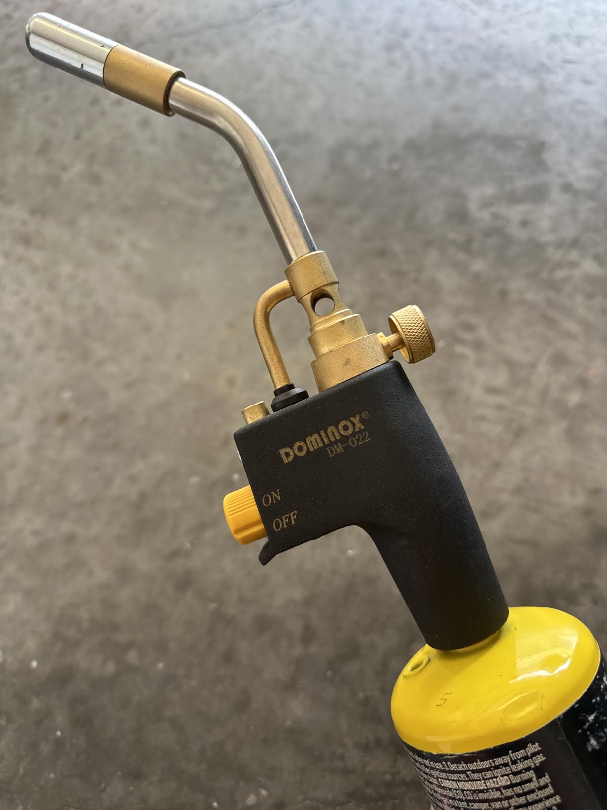 DOMINOX Propane Torch Head for MAP, MAPP and Propane Tank, High Intensity Trigger Start Torch, for Soldering, Ignition, Cooking, Lighting (Not Included Gas Tank) customer photo 2