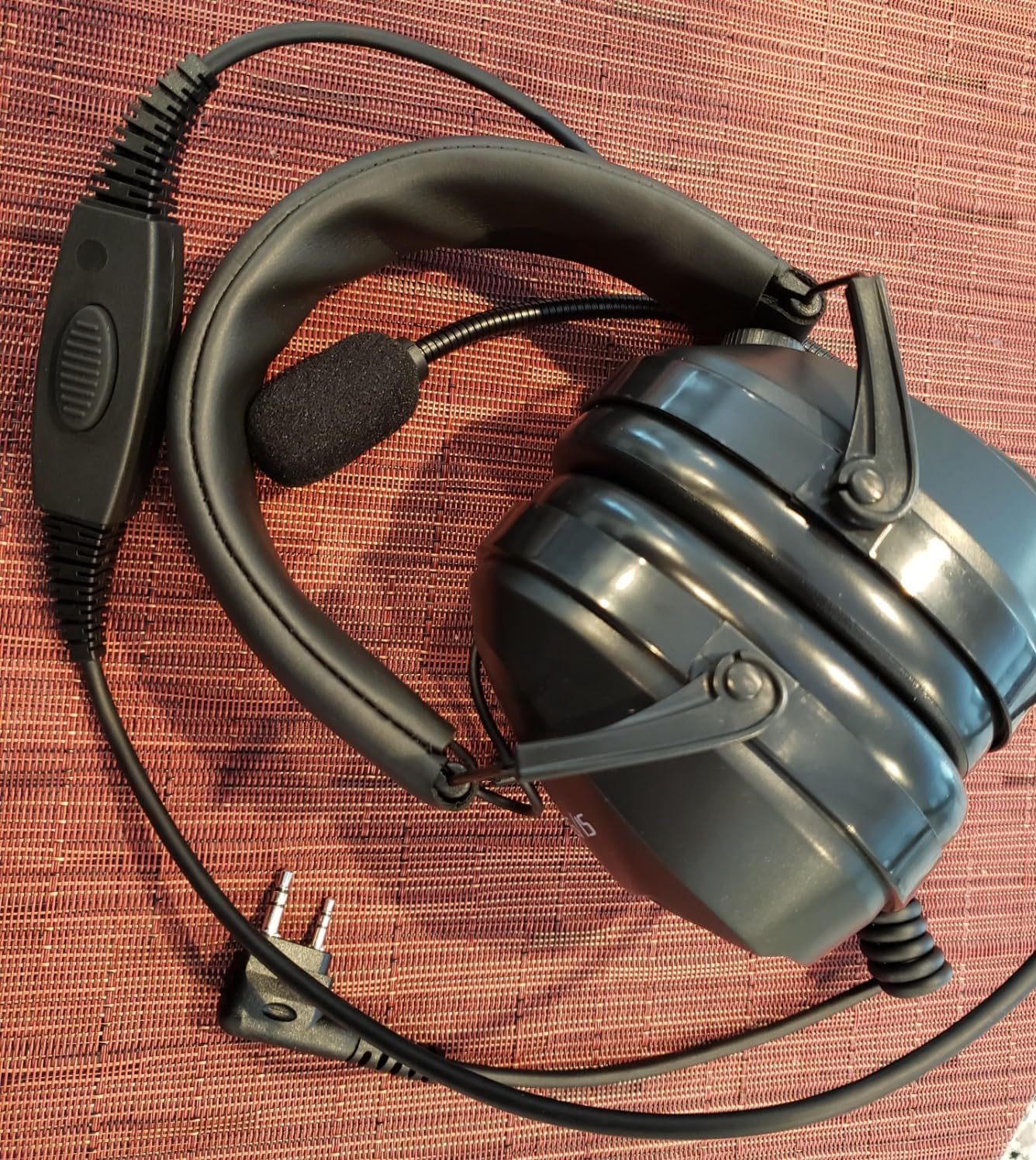 Retevis EHK012 Foldable Two Way Radio Headset with Mic,Noise Reduction,Volume Adjust, Compatible with Baofeng UV-5R BF-F8HP PRO AR-5RM Pxton PX-888S, for RT22 RT68 RT86 customer photo 2