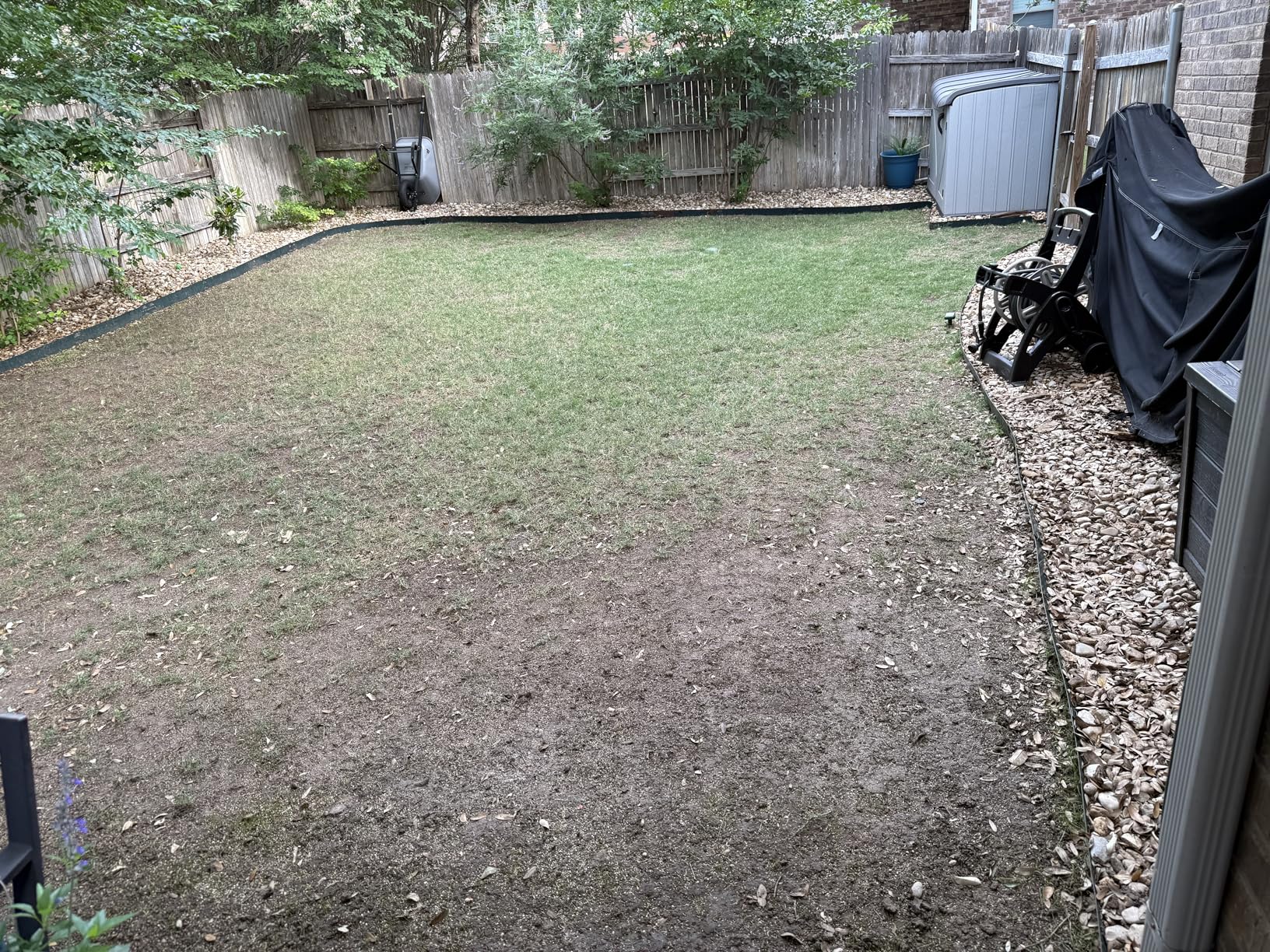 Rotary Cultivator Garden Rotary Tiller Adjustable Stainless Steel Poles Hand Tiller for Soil Mixing or Reseeding Grass Lawn Tiller Total Length 57 Inch customer photo 2