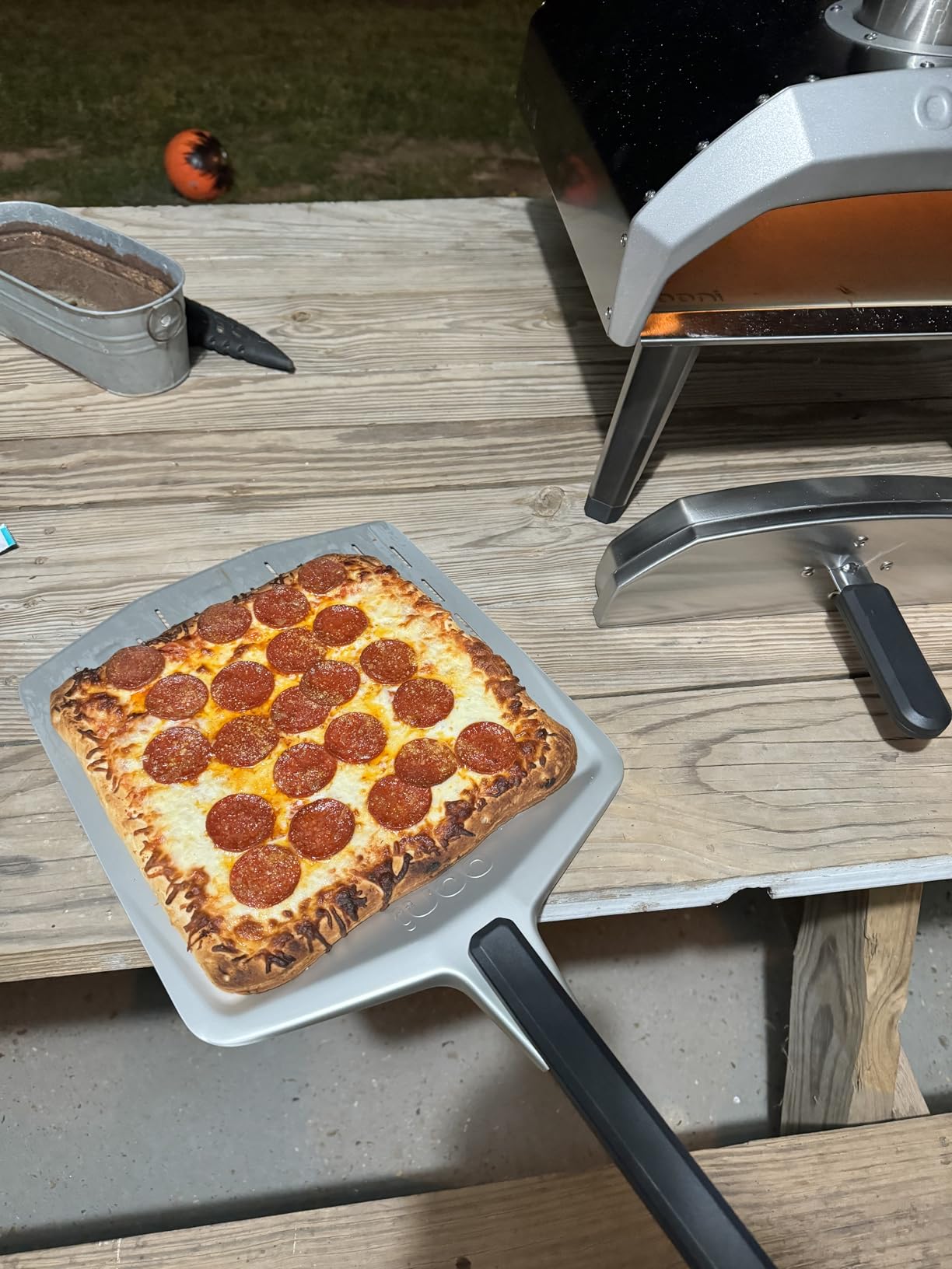 Ooni Karu 12 Multi-Fuel Outdoor Pizza Oven - Reaches 950°F and Cooks 12 Inch Pizzas and More in 60 Seconds - Portable Wood and Gas Grill with Pizza Stone, Dual Fuel Ooni Pizza Oven customer photo 2