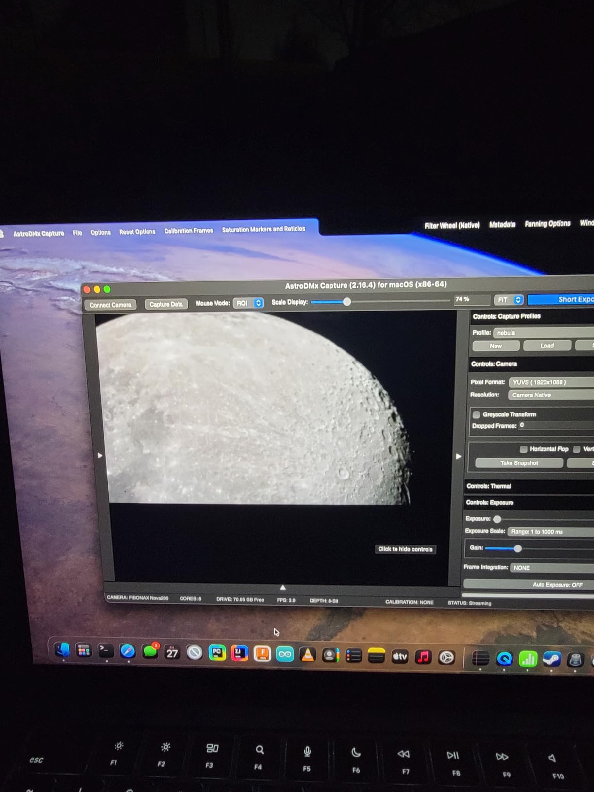 Telescope Camera, 1080P Astronomy Camera, 1.25 inch Telescope Eyepiece Camera with UV IR Filter, Plug & Play Astrophotography Camera for Win/Mac/Linux, USB Digital Eyepiece for Planetary Observation customer photo 1