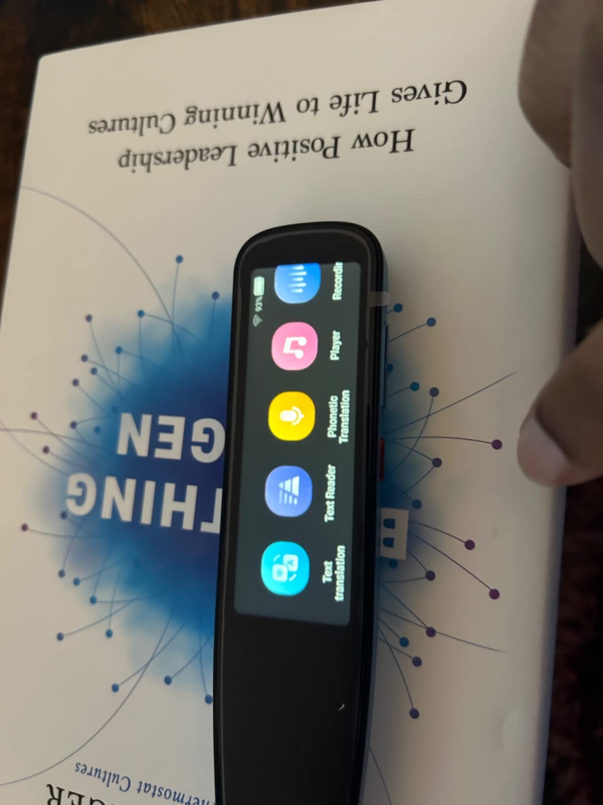 NEWYES AI Pen, Reading Pen for Dyslexia Scan Reader Pen 4 Text to Speech Device Translator Pen, Photo Translation OCR 16GB Bluetooth Pen Scanner for Students Adults (Blue) (3.99