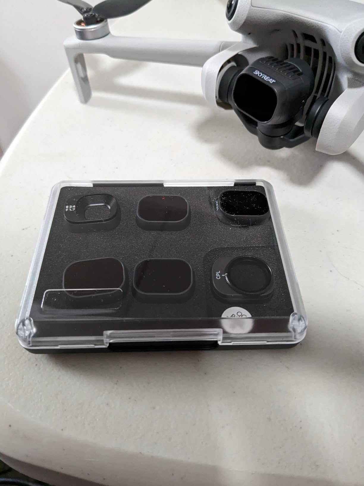 SKYREAT ND Filters Set for DJI Mini 4 Pro Accessories, 6 Pack-(CPL, ND8, ND16, ND32, ND64,ND128) customer photo 1