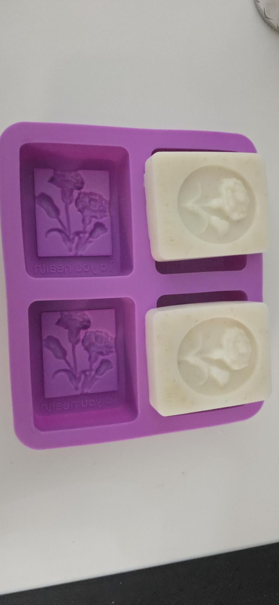 Wallace & Williamson Deluxe Soap Making Kit - Adults & Kids - Modern Floral Theme - Includes Shea Butter Soap Base, Molds, Scents, Dyes, Tools & Instructions customer photo 2