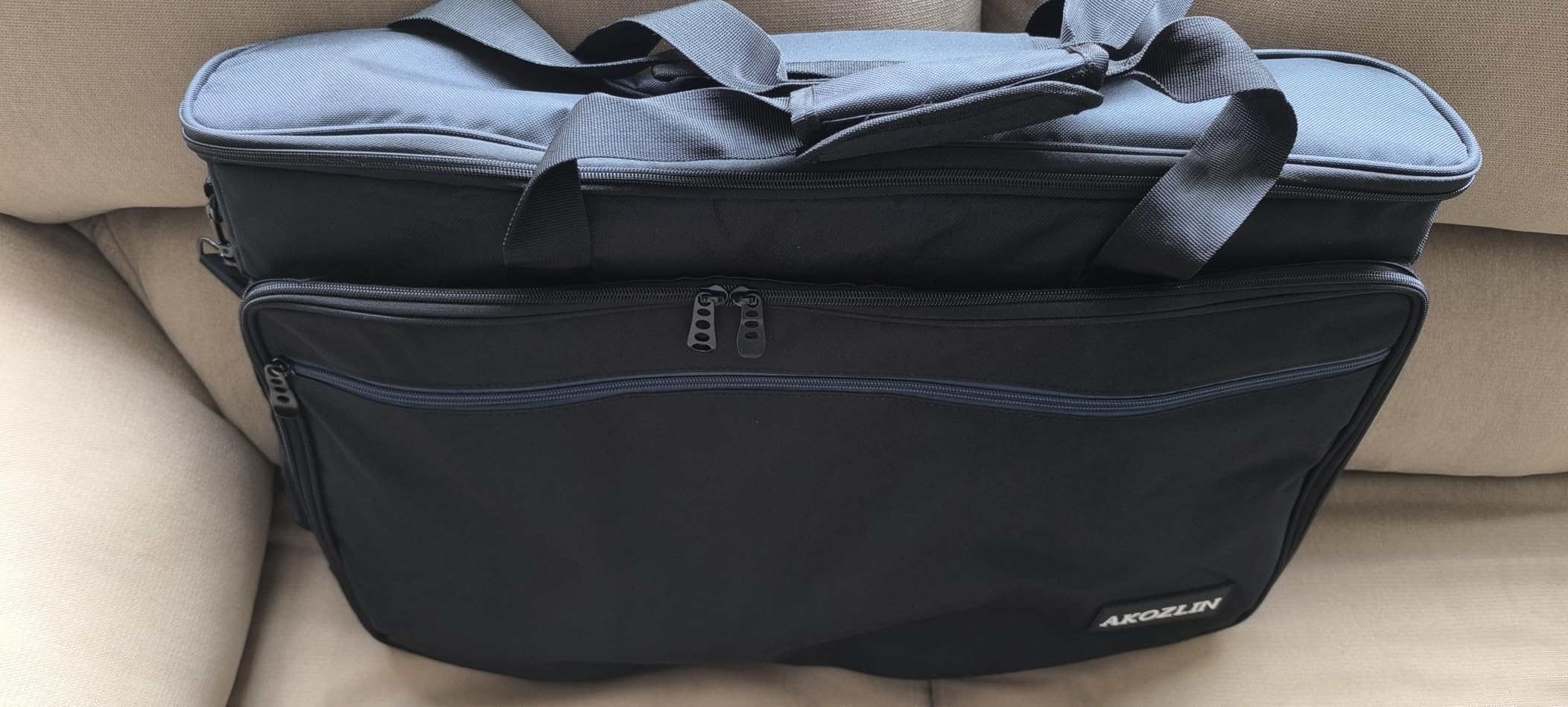 AKOZLIN Padded Mixer Gig Bag DJ Controller Travel Shoulder Bag Case 13