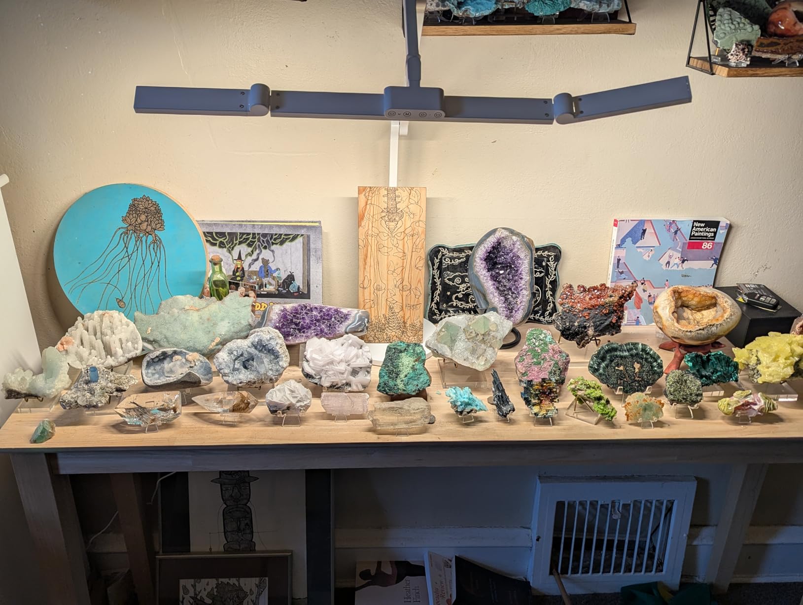 Micomlan Architect Desk Lamp with Atmosphere Lighting, Adjustable Led Desk Light for Home Office with Base, 24W Bright Auto Dimming Table Light with Rotatable Swing Arm for Workbench Computer customer photo 1