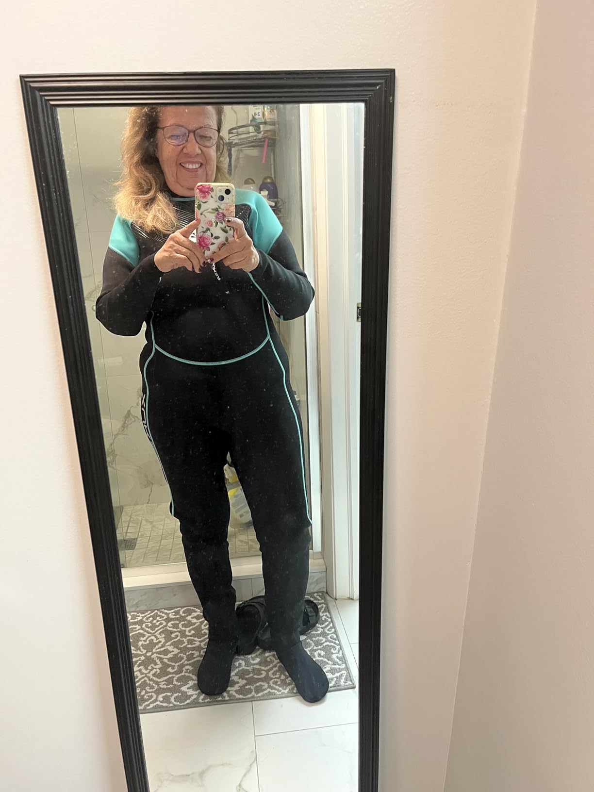 XUKER Women Men Wetsuit 2mm 3mm, Neoprene Wet Suits Front/Back Zip in Cold Water Full Body Dive Suit for Water Sports customer photo 1