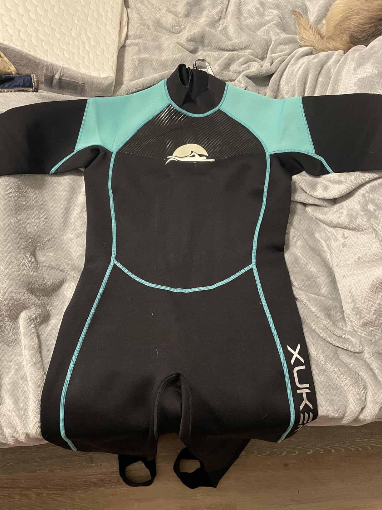 XUKER Women Men Wetsuit 2mm 3mm, Neoprene Wet Suits Front/Back Zip in Cold Water Full Body Dive Suit for Water Sports customer photo 2