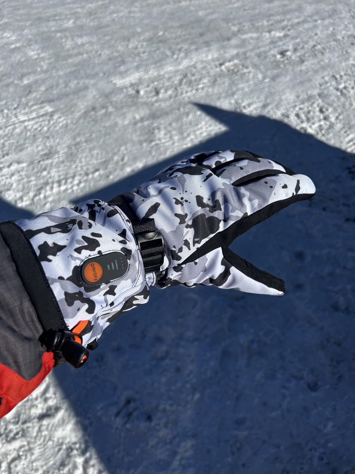 WASOTO Heated Gloves for Men Women with 7.4V 22.2WH Rechargeable Battery Waterproof Heated Ski Gloves for Motorcycle Working Hunting Hiking Camping Walking Arthritis Raynaud Skiing customer photo 1