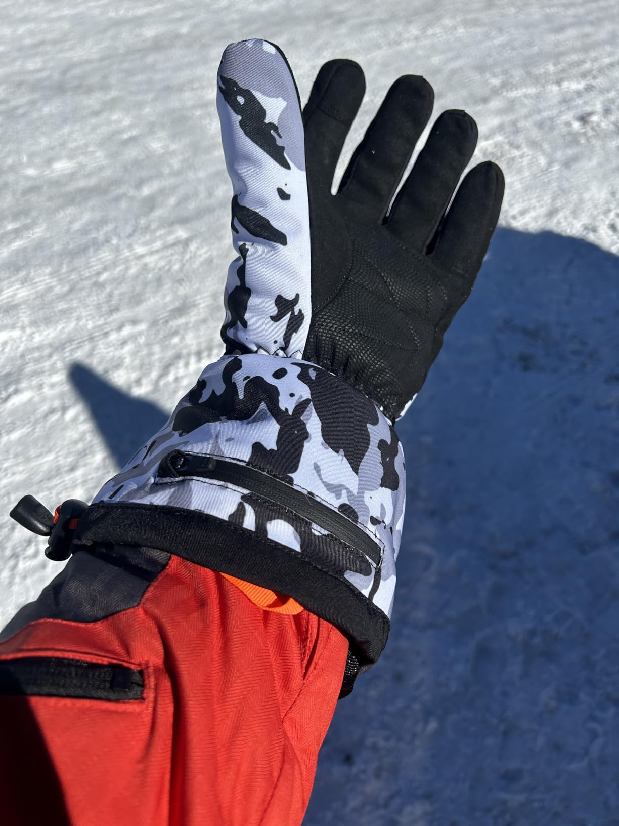 WASOTO Heated Gloves for Men Women with 7.4V 22.2WH Rechargeable Battery Waterproof Heated Ski Gloves for Motorcycle Working Hunting Hiking Camping Walking Arthritis Raynaud Skiing customer photo 2