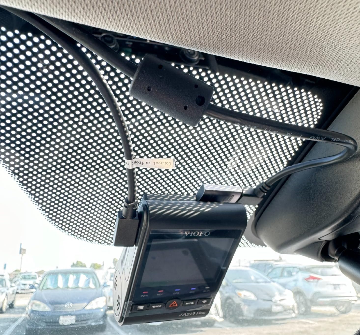 VIOFO A229 Plus Dash Cam Front and Rear, Dual STARVIS 2 Sensors, 2 Channel HDR, 1440P+1440P Voice Control Car Dash Camera, 5GHz Wi-Fi, Voice Control, Ultra-Precise GPS customer photo 2