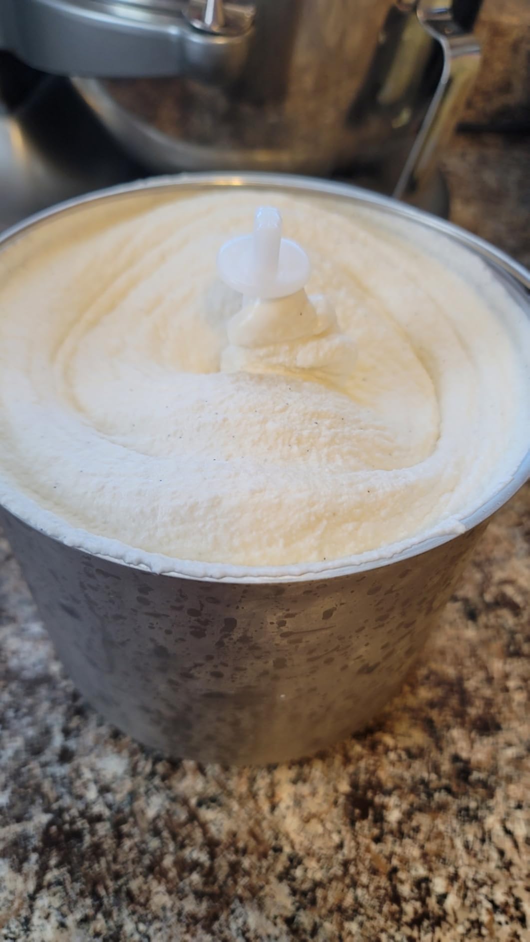 VEVOR Automatic Ice Cream Maker with Built-in Compressor, 2 Quart No Pre-freezing Fruit Yogurt Machine, Stainless Steel Electric Sorbet Maker, 3 Modes Gelato Maker with LCD Display & Timer, Silver customer photo 1