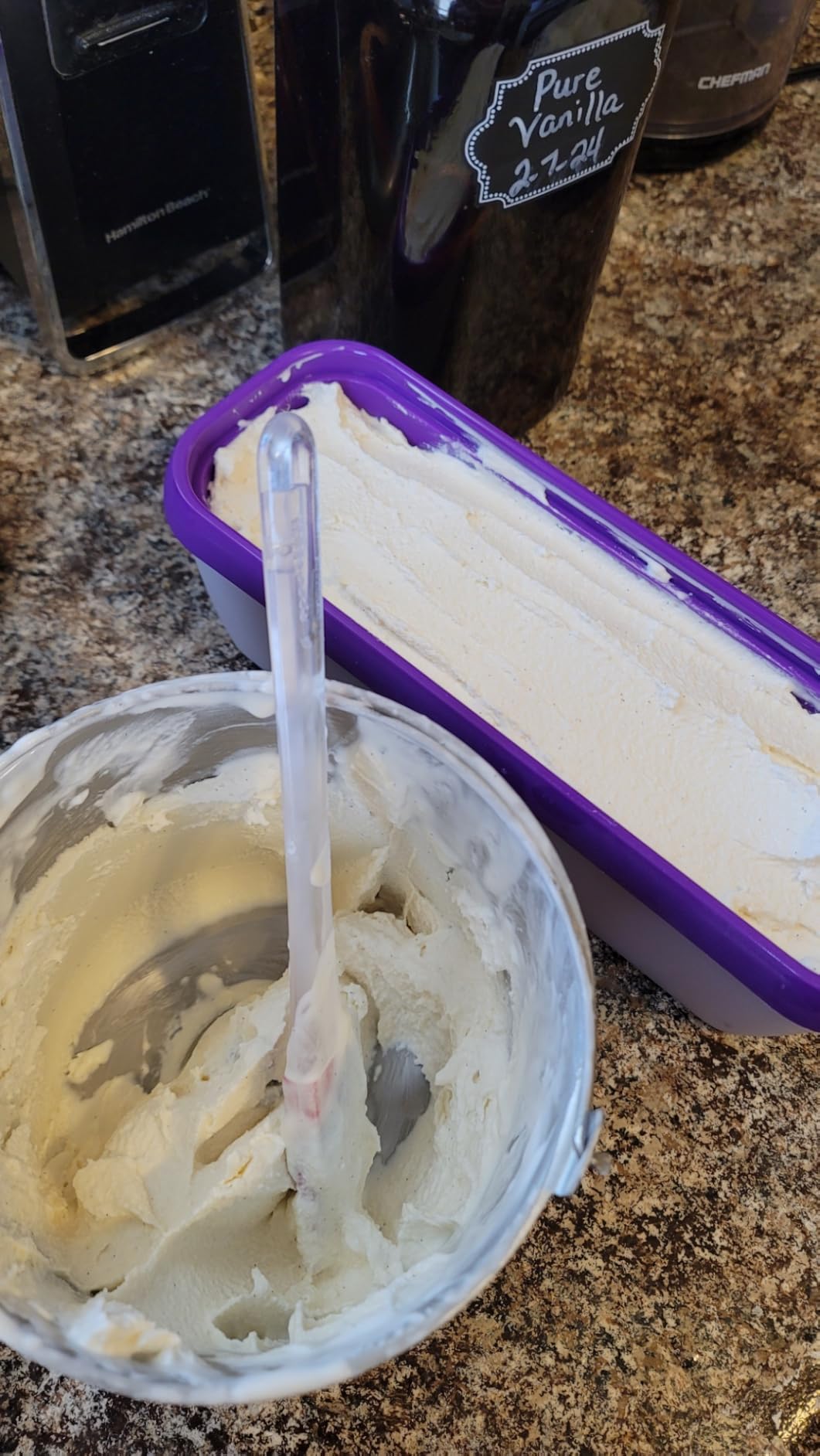 VEVOR Automatic Ice Cream Maker with Built-in Compressor, 2 Quart No Pre-freezing Fruit Yogurt Machine, Stainless Steel Electric Sorbet Maker, 3 Modes Gelato Maker with LCD Display & Timer, Silver customer photo 2