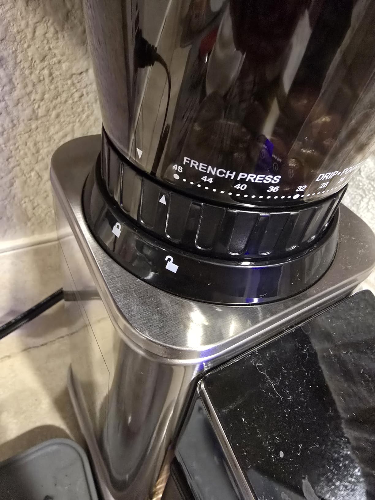 SHARDOR Professional Conical Burr Coffee Grinder, Coffee Bean Grinder with 48 Grind Settings for Espresso, Drip & French Press, Upgraded Anti-Static Technology, Precision Timer, Stainless Steel customer photo 1