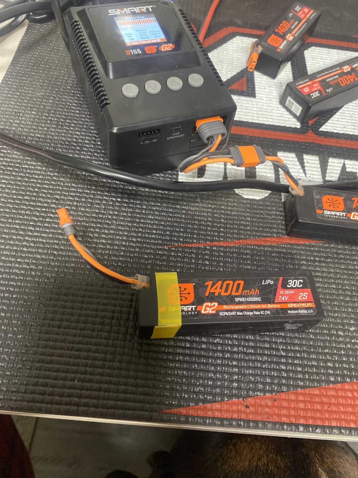 Spektrum SMART 1400mAh 2S 7.4V G2 30C LiPo Battery with IC2 Connector, SPMX142S30H2 customer photo 1