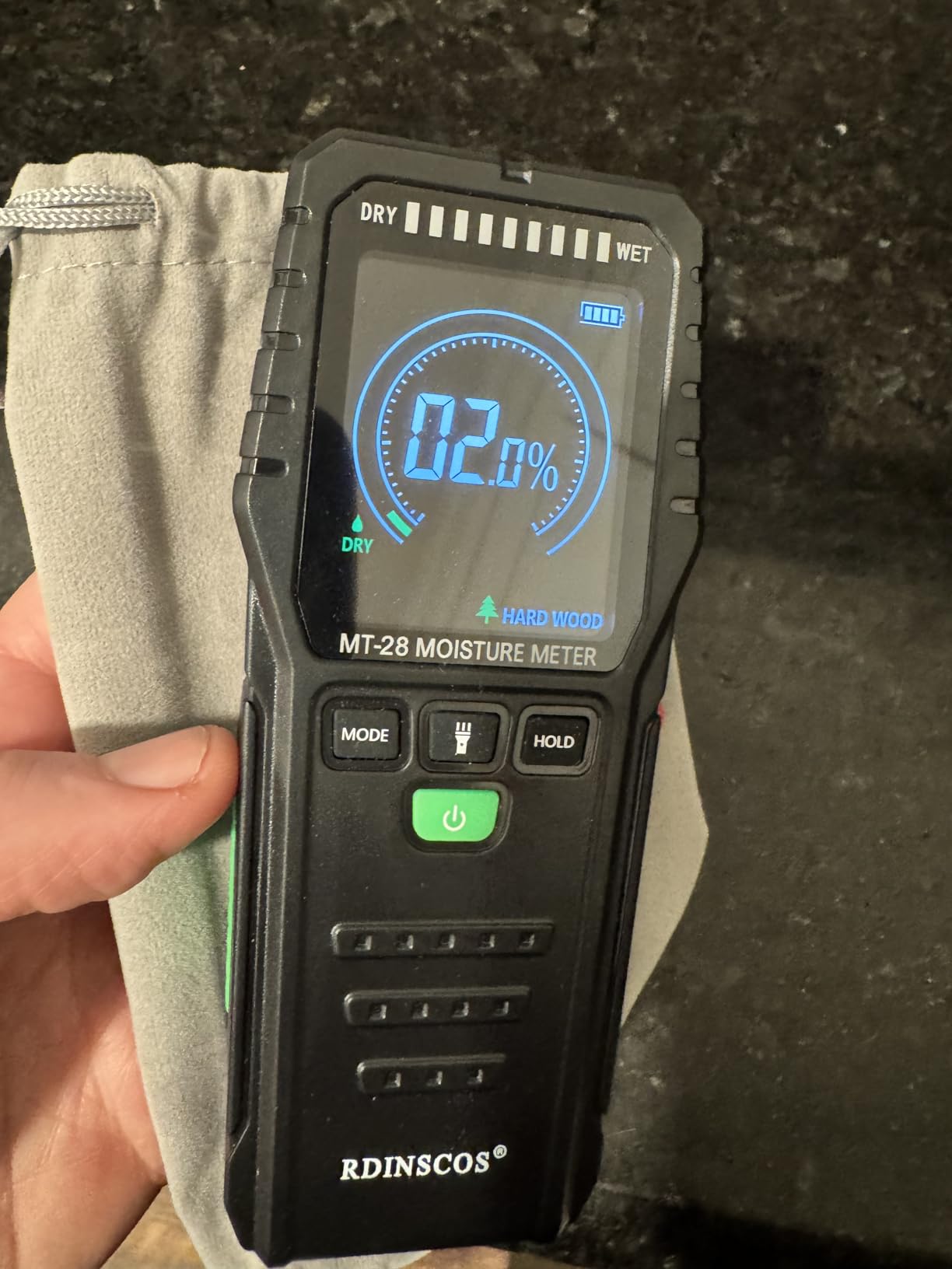 Pinless Moisture Meter for Walls, Wood, Non-Invasive Moisture Detector with Deep Scan, Digital LCD Display - Wall Moisture Tester for Water Damage, Home Inspections, Renovation customer photo 1