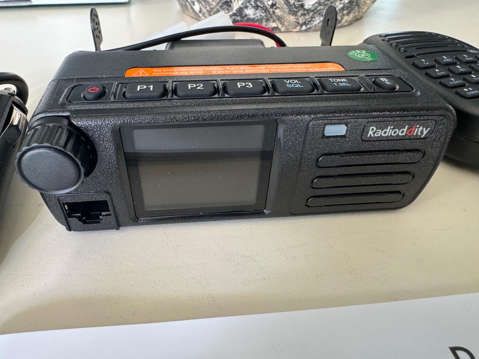 Radioddity DB-25D Pro Dual Band DMR Mobile Radio, 20W VHF UHF Ham Amateur Radio Digital Transceiver with GPS APRS, 4000CH 500,000 Contacts, Dual Time Slot Tier II Vehicle Car customer photo 1