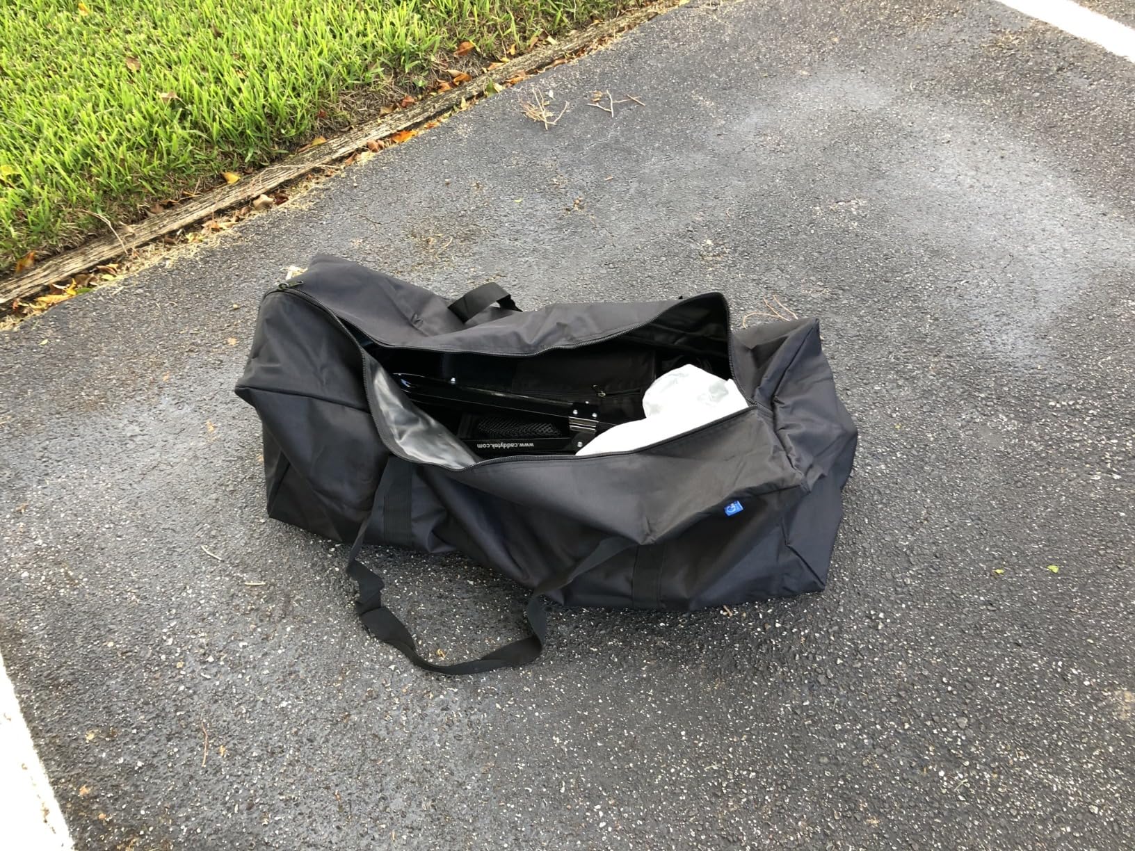 Caddytek CaddyLite 5.8 Deluxe Golf Pull Cart - Lightweight Folding 2 Wheel Golf Cart with Compact Design customer photo 1