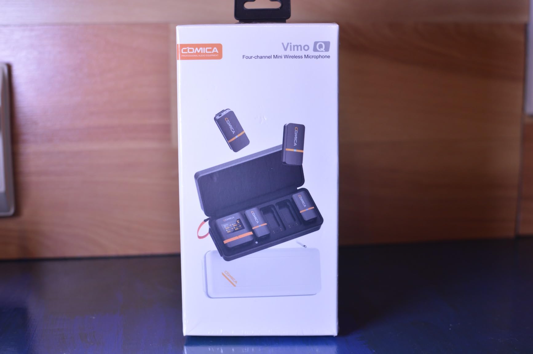 COMICA Vimo Q 4-Channel Wireless Lavalier Microphone for iPhone, Android, Camera, Lapel Microphone Wireless with 4 Audio Tracks Output, Noise Cancellation, 656ft Range, Lav Mic for Podcast, Vlogging customer photo 2