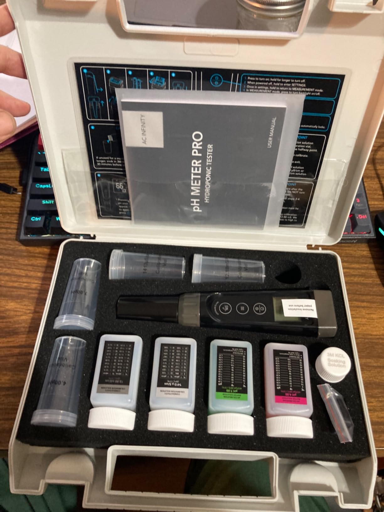 AC Infinity Hydroponic Meter PRO Kit, High Precision Digital pH Pen with ±0.01 pH Accuracy and Interchangeable Probe, All-in-One Temp Salinity EC TDS pH Meter, Water Hydroponic Gardens Aquariums Pools customer photo 2