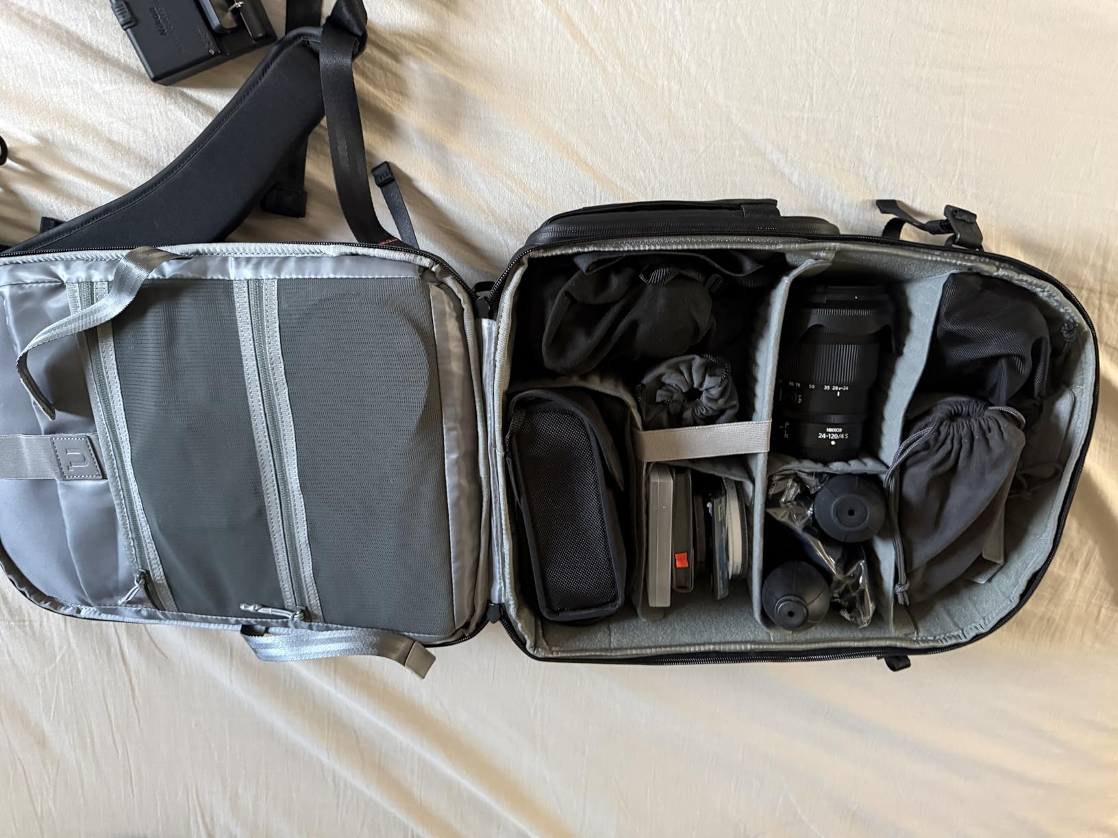 ULANZI Camera Backpack Professional Bag, Water-Resistant Photography Camera Case Anti Theft Travel for Photographers DSLR Mirrorless Camera Lens Tripod Holder 16