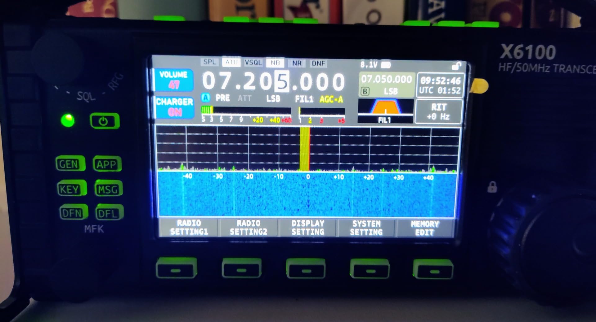 Xiegu X6100 HF Radio Transceiver, 10W Full Mode SDR Radio Supports BT with 4
