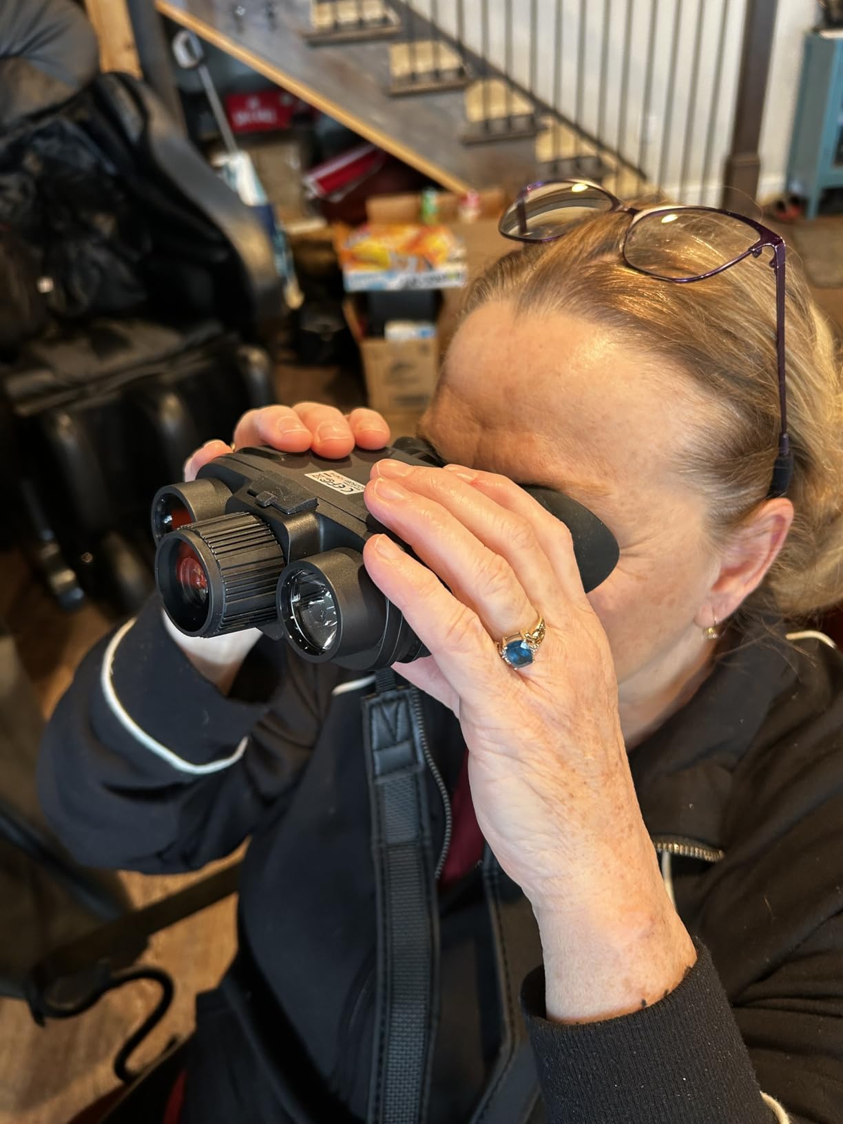 GOYOJO 4K Head-Mounted Night Vision Goggles & Binoculars for Adults - Infrared NVG with Manual Focus & 8X Digital Zoom for Hunting, Camping, and Outdoor Surveillance customer photo 2