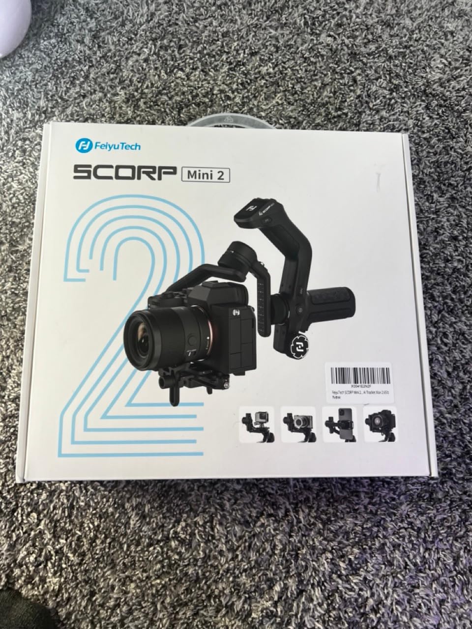 FeiyuTech SCORP 2 Built-in AI Tracker 3-Axis Gimbal Stabilizer for DSLR & Mirrorless Cameras,1.3'' Touch Screen, 5.5lbs Paylaod,13 Hours Battery Life,Quick USB-C Charge,for Sony/Canon/Nikon/Fujifilm customer photo 2