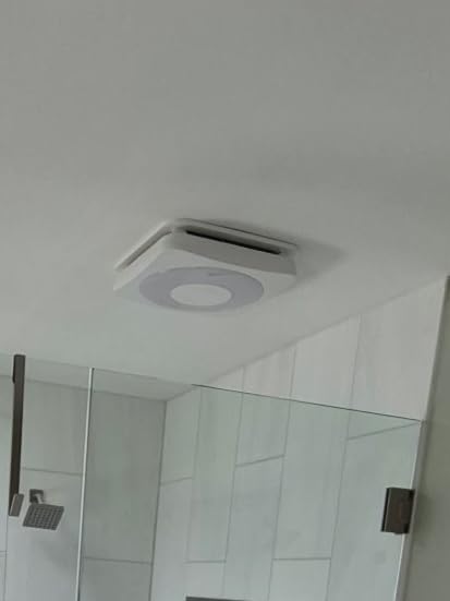 OREiN 3-in-1 Bathroom Exhaust Fan with Light & Humidity Sensor, 160 CFM, 1.0 Sone, Auto-On at 60% Humidity, 1500LM, 3000K/4000K/5000K, Night Light, ETL & FCC Certified, Ceiling Opening 11.81''x11.02'' customer photo 2