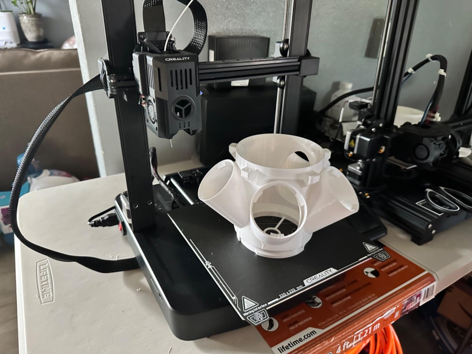 Creality 3D Printer Ender 3 V3 KE Upgraded, 500mm/s Max High-Speed with Sprite Direct Extruder Supports 300℃ Printing, Auto Leveling 3D Printer for Kids and Beginners, Larger Print Size 250x220x220mm customer photo 1