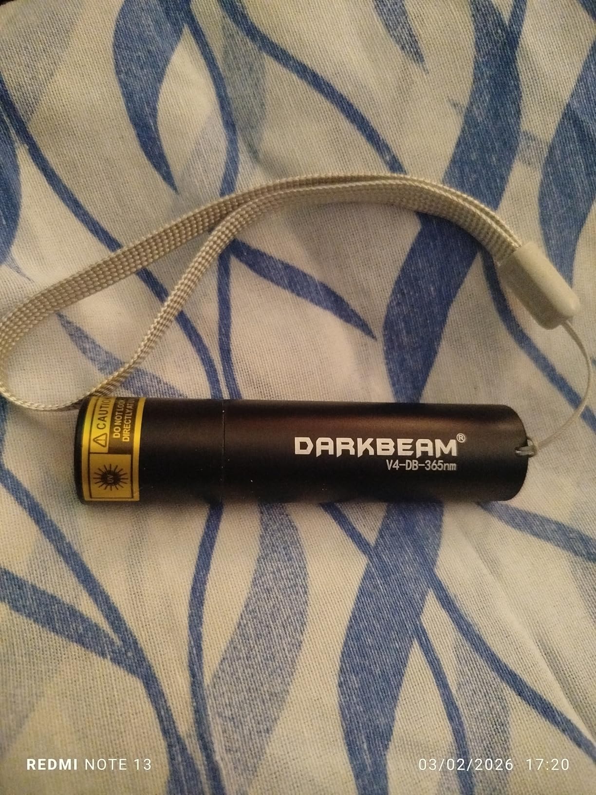 DARKBEAM UV Flashlight 365nm Black Light, Mini & Powerful Woods Lamp USB -C LED Rechargeable, Blacklight Flashlights Portable Pet Cat Urine Detector - Rock, Fluorescent Detection, Resin Curing customer photo 1