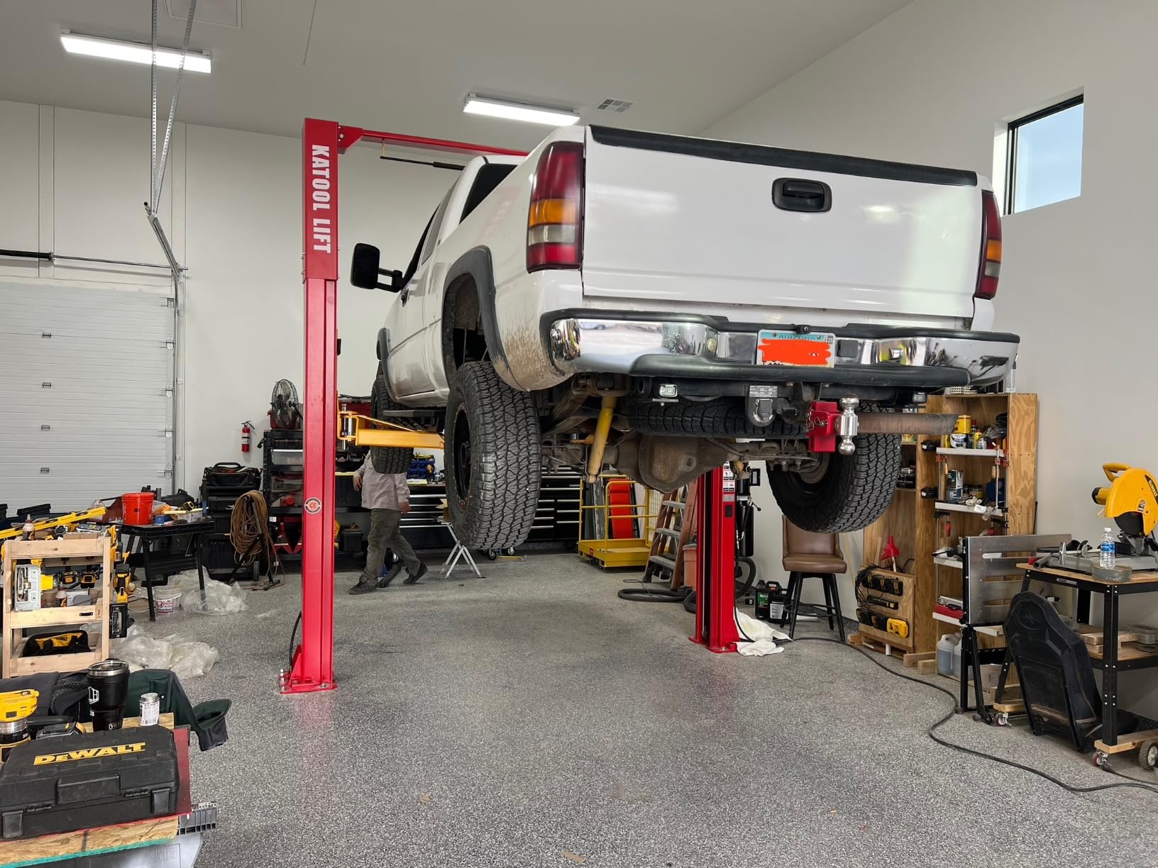 KATOOL 11000lbs 2 Post Car Lift Auto Lift 2 Post Lift Car Lifts for Home Garage (11000lbs Lift) customer photo 2
