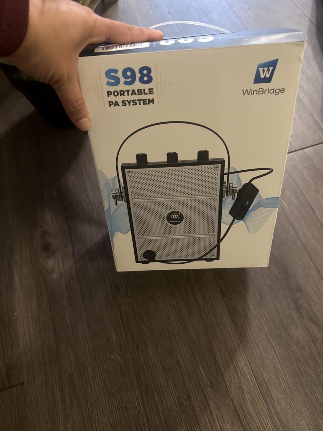 Bluetooth 5.3 Voice Amplifier with Wireless Microphone Headset,Personal Wireless Amplifier Mic for Teachers,40W Loudly Portable Megaphone Pa System for Classrooms,Speeches,Outdoors Indoors-S98 customer photo 1