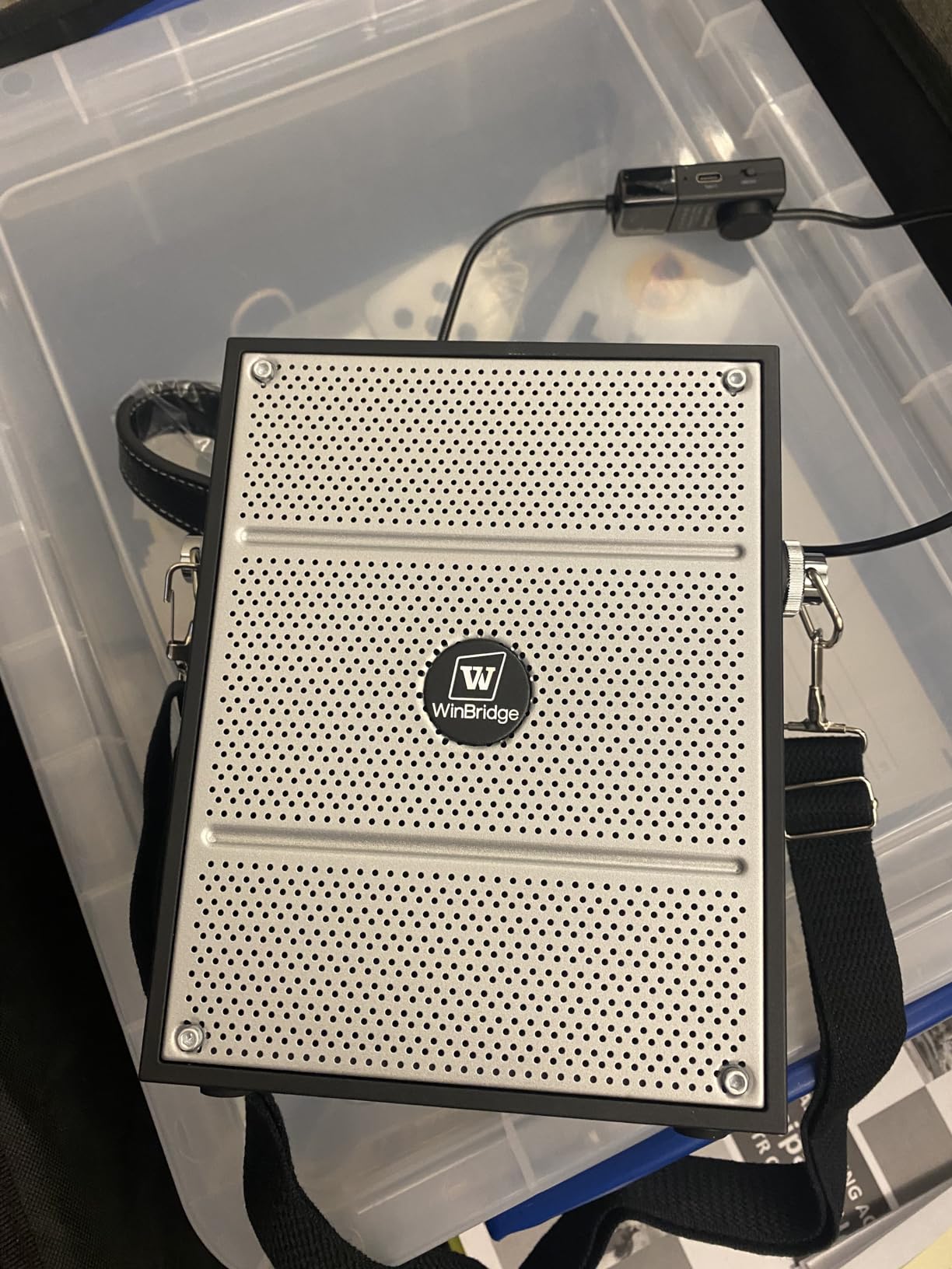 Voice Amplifier, Portable PA System with Wireless Headset Mic & Speaker, 40W Bluetooth Portable Microphone and Speaker for Teachers, Public Speaking, Events, Hands-Free Megaphone with Strap - S98 customer photo 2