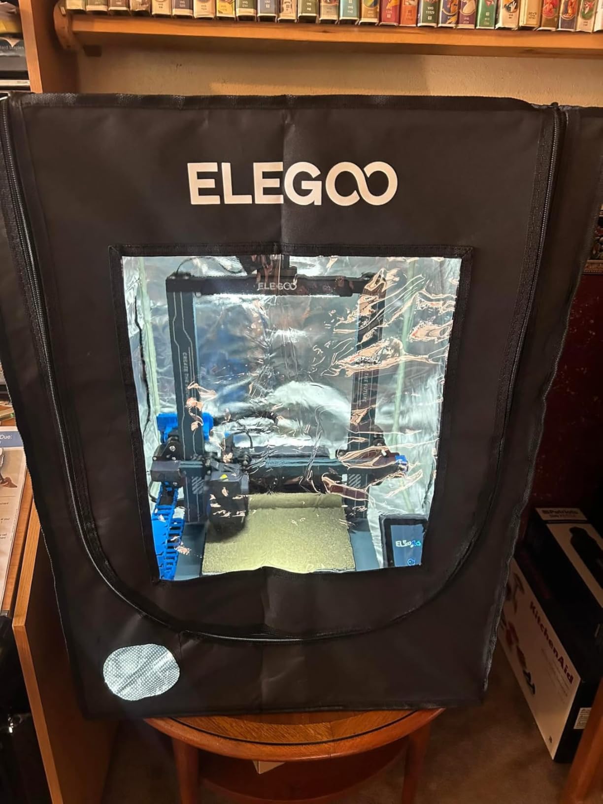 ELEGOO 3D Printer Enclosure, Fireproof and Dustproof 3D Printer Cover Constant Temperature Tent for Neptune 3 Pro/Neptune 4/Neptune 4 Pro/Ender 3/Ender 3 V2/Ender 3 S1/Kobra 2 customer photo 2