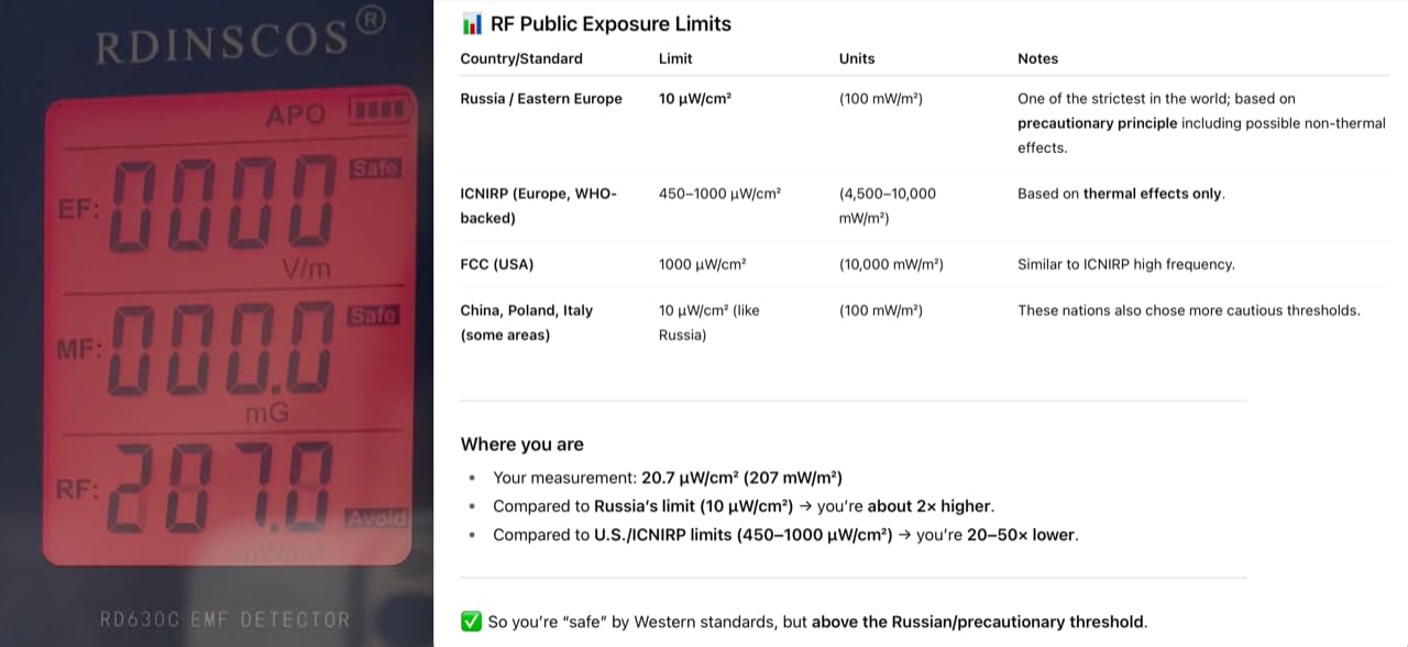 EMF Detector - 3-in-1 Electromagnetic Radiation Meter for AC Magnetic, AC Electric & Microwave Fields - Handheld EMF Reader for Home, Office & Smart Meters, Ideal for Non-Professional Users customer photo 1