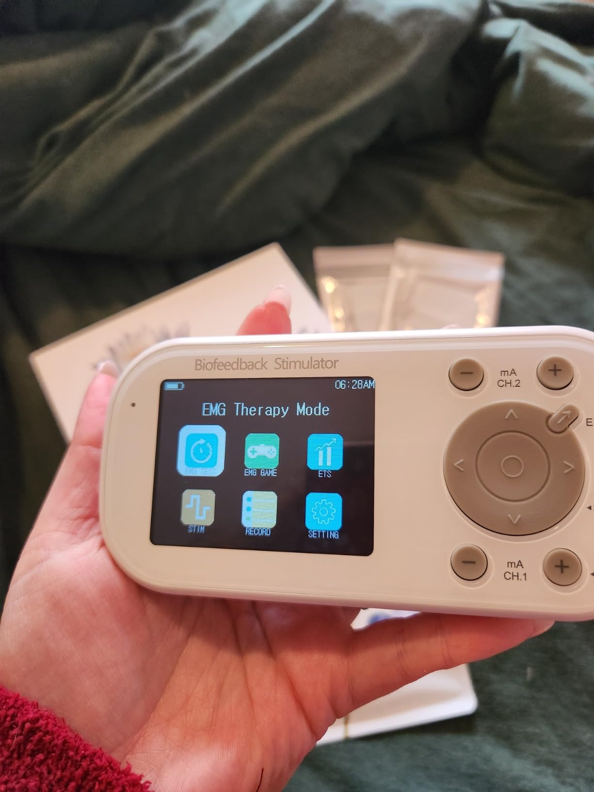 K-fit Kegel Toner Plus Biofeedback - Pelvic Floor Exercise Device for Toning and Strengthening, Incontinence - 22 Preset Stim Programs, 6 Biofeedback Games, Full Color LCD Screen, Rechargeable customer photo 2