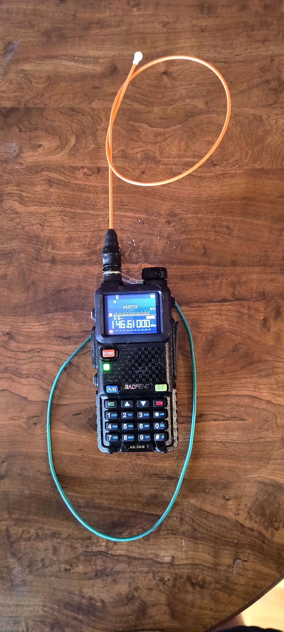 Ham Radio Baofeng Radio 5RM 10W Long Range Handheld AR-5RM Two Way Radio NOAA Weather Receiver Rechargeable Walkie Talkies Longe Range DTMF Copy Frequency 999CH with Type C Charging(1 Pack) customer photo 1